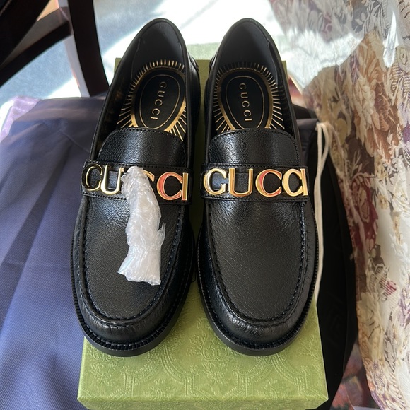 Gucci Shoes Gucci Logo Loafers This Season New With Full Set Poshmark